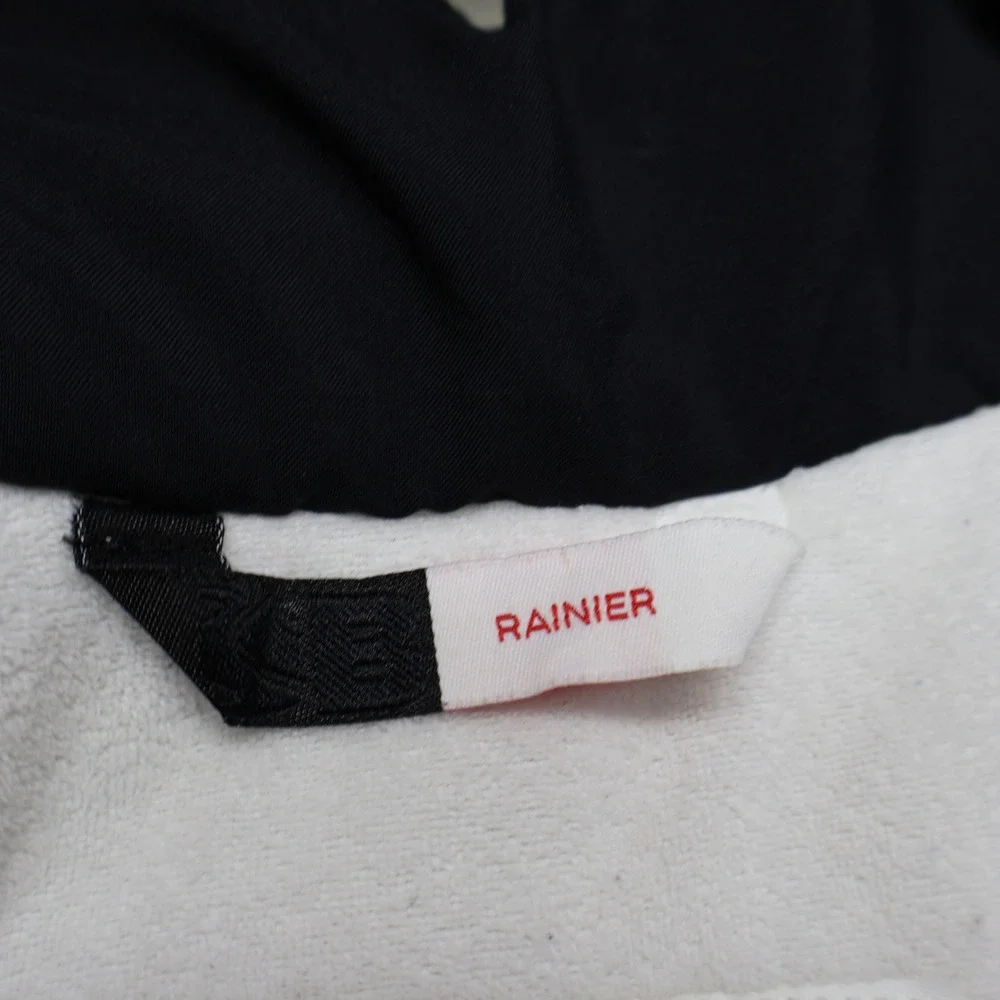 Bonfire Jacket Womens Small Black Rainier Hooded Ski Snow Pit Zip Winter VTG